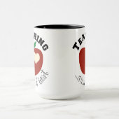Schaalmachine, zwarte 15 oz Ringer Mok (Midden)