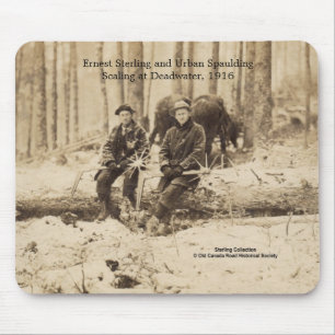 Schaalmachines in Deadwater, Maine - 1916 Muismat