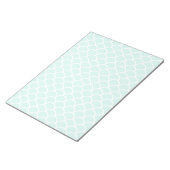 Schaalpatroon Aqua Blue Fish Notitieblok (Schuin)