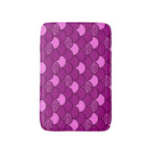 Schaalpatroon met glittervormig effect badmat (Voorkant Verticaal)