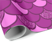 Schaalpatroon met glittervormig effect cadeaupapier (Rol Hoek)