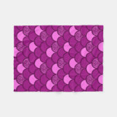 Schaalpatroon met glittervormig effect fleece deken (Voorkant (Horizontaal))