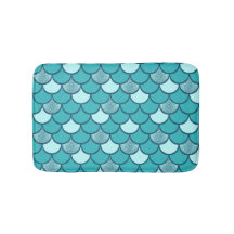 Schaalpatroon van turkooizen met glittereffect