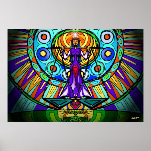 Schaalschalen (Balans en Gerechtigheid) Poster (Voorkant)