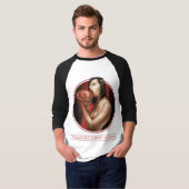 Schaalschilders 3/4 Jersey T-shirt (Voorkant volledig)