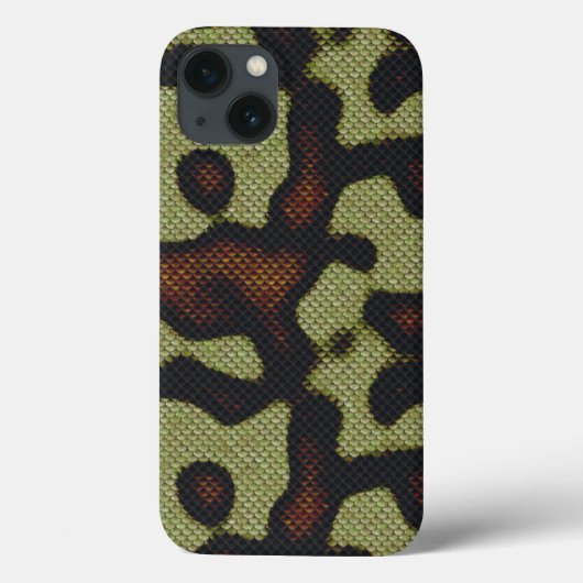 Schaalschilfers Camouflage Natuur Patroon Case-Mate iPhone Case (Achterkant)