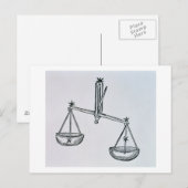 Schaalschilfers, een illustratie van de Poeti Briefkaart (Voorkant / Achterkant)