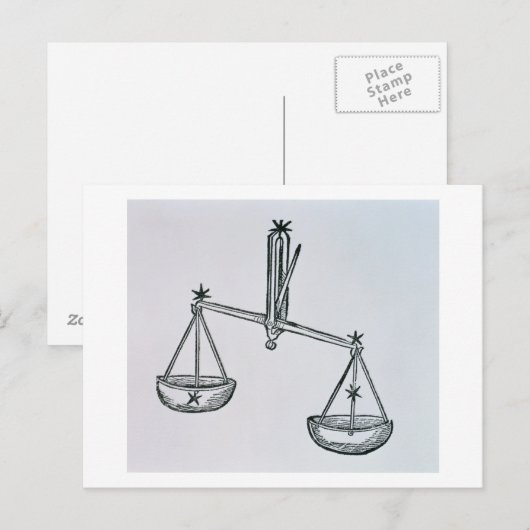 Schaalschilfers, een illustratie van de Poeti Briefkaart (Voorkant / Achterkant)