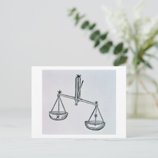 Schaalschilfers, een illustratie van de Poeti Briefkaart (Staand voorkant)