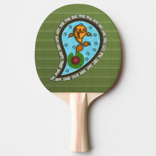 Schaalt de Goldfish Ping Pong Paddle Tafeltennisbatje (Voorkant)