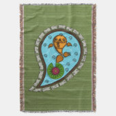 Schaalt de Goldfish Throw Blanket Deken (Voorkant Verticaal)