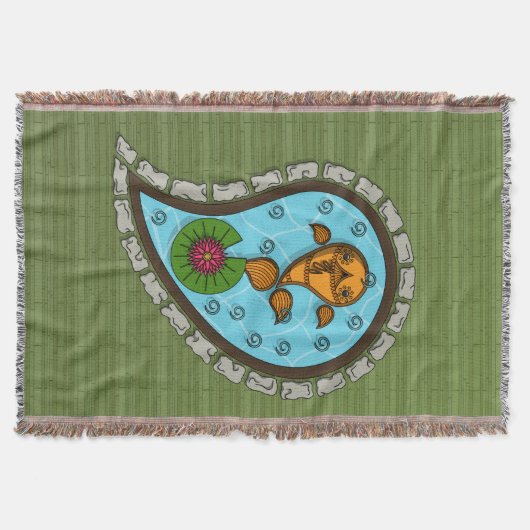 Schaalt de Goldfish Throw Blanket Deken (Voorkant)