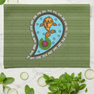 Schaalt de handdoek van de Goldfish Hand