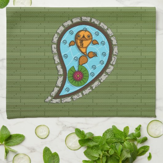 Schaalt de handdoek van de Goldfish Hand (Gevouwen)