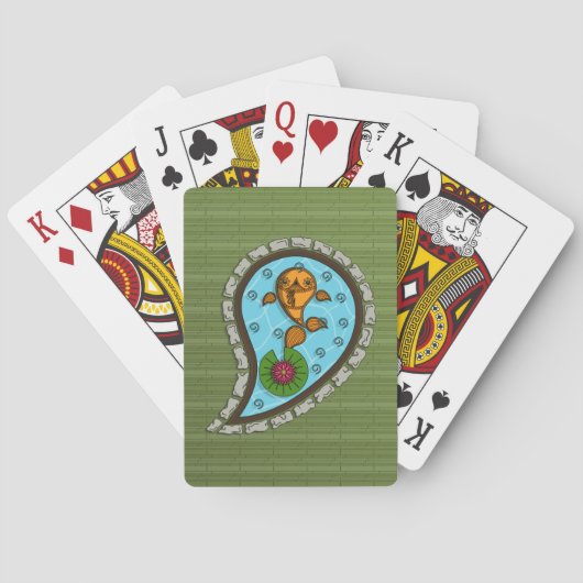 Schaalt de klassieke Goldfish-afspeelkaarten Pokerkaarten (Achterkant)