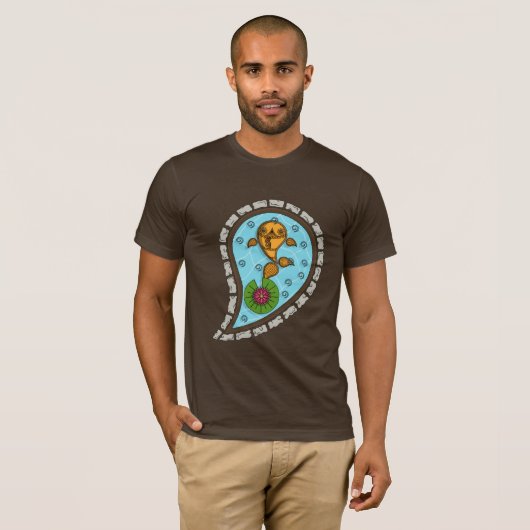 Schaalt het Donkere Shirt van Mannen (Voorkant volledig)