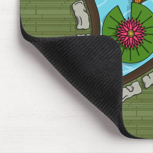 Schaalt het goudvismuispad muismat (Hoek)