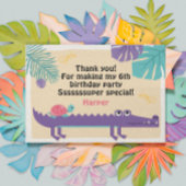 Schaaltjes en spijkerbroeken bedankkaart