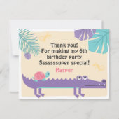 Schaaltjes en spijkerbroeken bedankkaart (Voorkant)