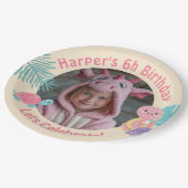 Schaaltjes en spijkerbroeken papieren bordje (Gekanteld)