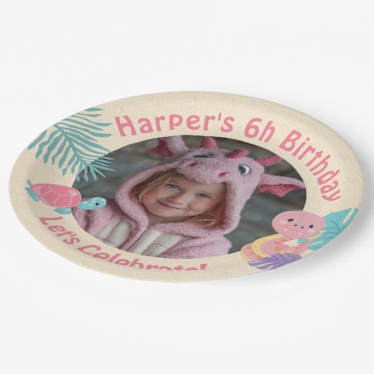 Schaaltjes en spijkerbroeken papieren bordje (Gekanteld)