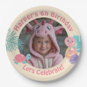 Schaaltjes en spijkerbroeken papieren bordje (Voorkant)