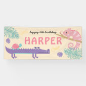 Schaaltjes en spijkerbroeken spandoek (Horizontaal)