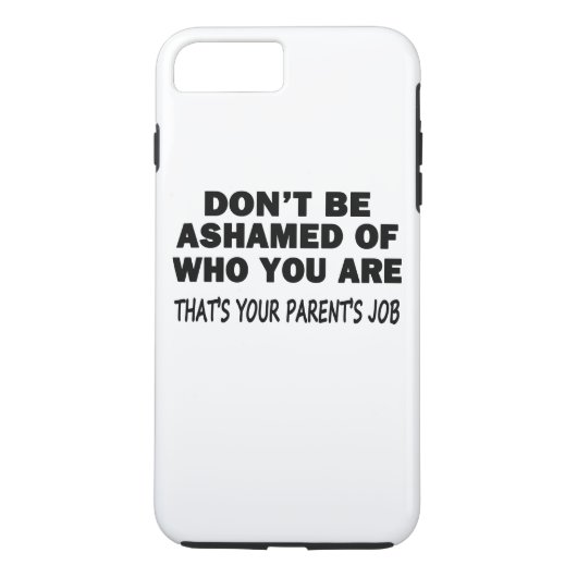 Schaam je niet Case-Mate iPhone case (Achterkant)