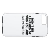 Schaam je niet Case-Mate iPhone case (Achterkant (Horizontaal))