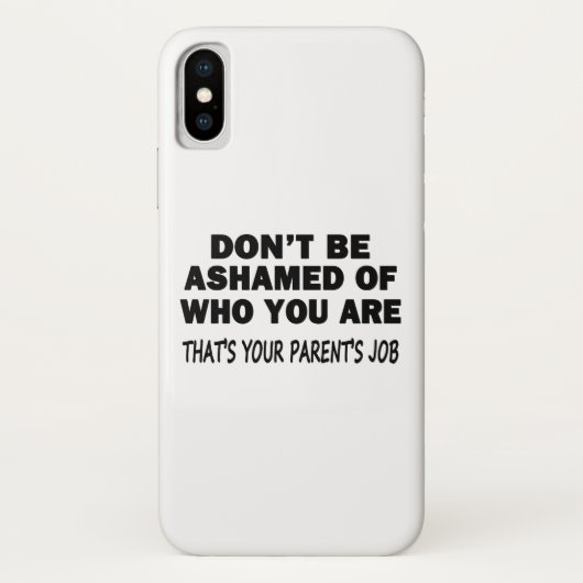 Schaam je niet Case-Mate iPhone case (Achterkant)