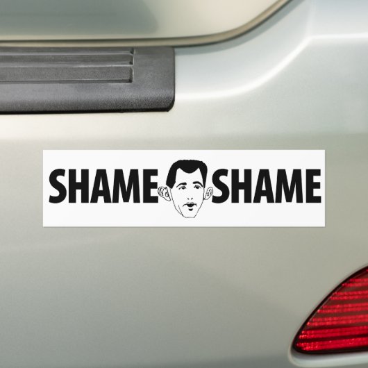 Schaam je Scott Walker! Bumpersticker (Op auto)