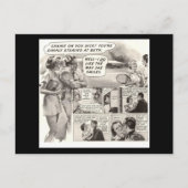 Schaam je voor Dick! retro advertentie Briefkaart (Voorkant)