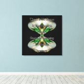 Schaambeeld- en ongebruikcanvas afdrukken (Insitu (Houten vloer))