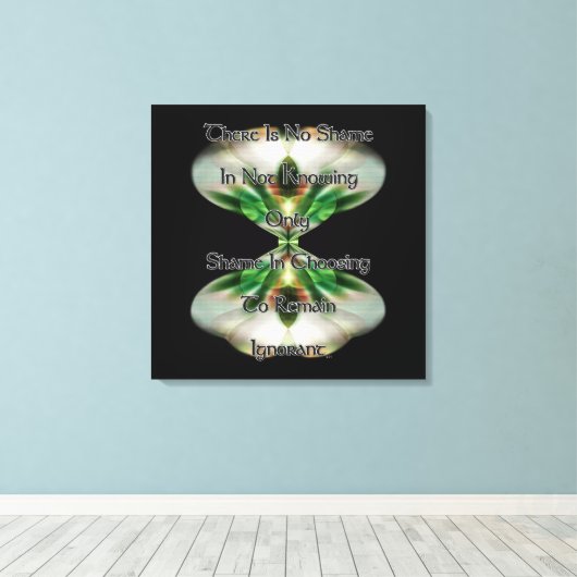 Schaambeeld- en ongebruikcanvas afdrukken (Insitu (Houten vloer))