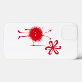 Schaammonster in rood - Kreukstommel Case-Mate iPhone Case (Achterkant (horizontaal))