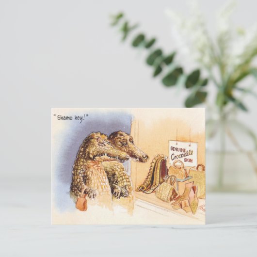 Schaamte Briefkaart (Staand voorkant)