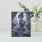 Schaamte / Danser / Schoolpodium Briefkaart (Staand voorkant)