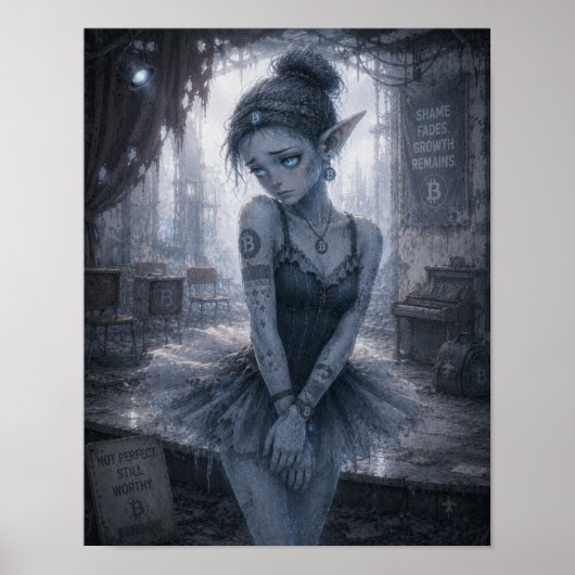 Schaamte / Danser / Schoolpodium Poster (Voorkant)