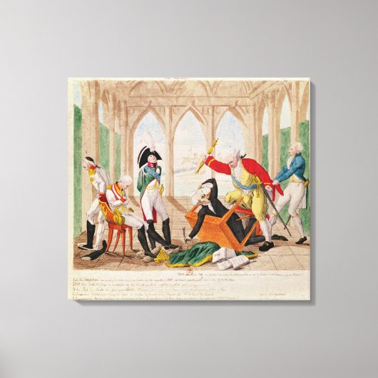 Schaamte en spijt, een Tragi-Comic Play" Canvas Afdruk (Voorkant)