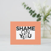Schaamte op je Briefkaart (Staand voorkant)