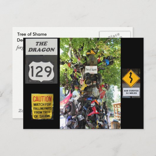 Schaamtelijn Briefkaart (Voorkant / Achterkant)