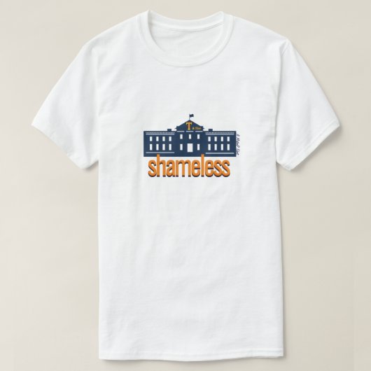 schaamteloos (2) - A MisterP Shirt (Design voorkant)