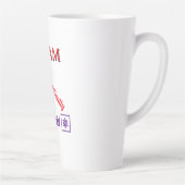 Schaamteloos atheïst latte mok (Rechts)