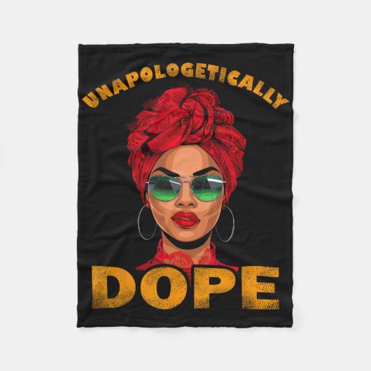 Schaamteloos Drugs Juneteenth T-shirts Vrouwen Bla Fleece Deken (Voorkant)