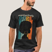 Schaamteloos Geweldige Afro Retro T-shirt (Voorkant)