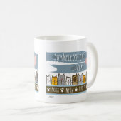 schaamteloze kattenliefhebber koffiemok (Voorkant rechts)