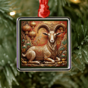 Schaap 2027 Gelukkig Nieuwjaar Ornament