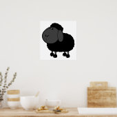 schaap-312776 , ZWARTE SCHAPEN VAN DE GEZIN, CARTO Poster (Keuken)