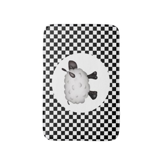 Schaap badmat (Voorkant Verticaal)