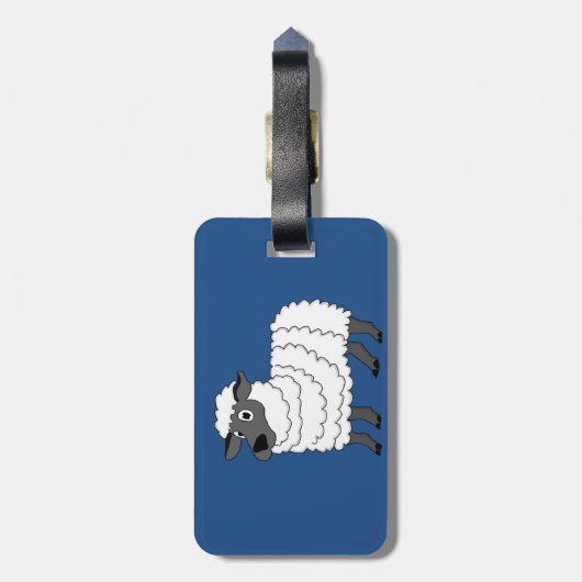 Schaap Bagagelabel (Achterkant verticaal)